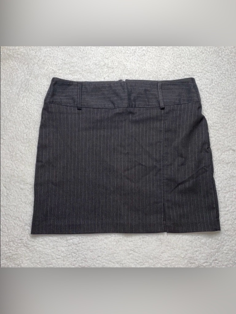Mini Micro skirt Pinstripe Gray Size 7 Y2K 90’s